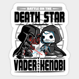 Battle on Death Star Sticker